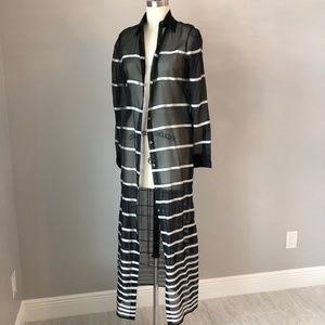 Carlisle Sheer Button Up Duster